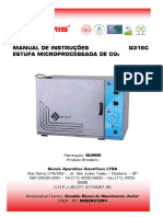 Manual de Instruções Q316C Estufa Microprocessada de Co