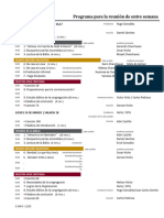 Programa de Asignaciones Marzo