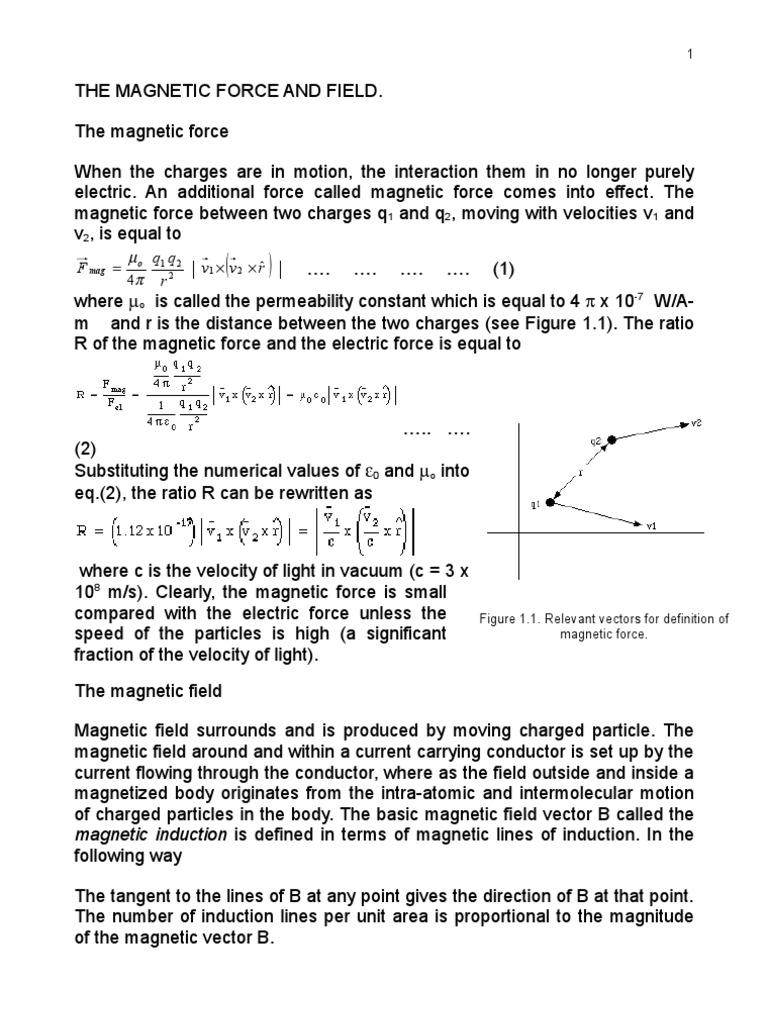 Magnetic Force and Field Dynamics | PDF | Magnetic Field | Electron