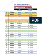 Full Syllabus Schedule Mod-26march