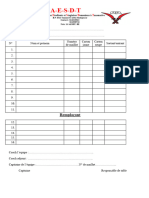 Feuille de Match