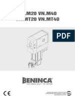 Beninca VN.M20 Manual