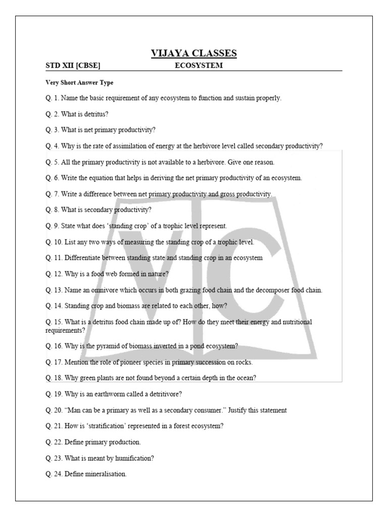 Ecosystem Pdf Food Web Ecosystem