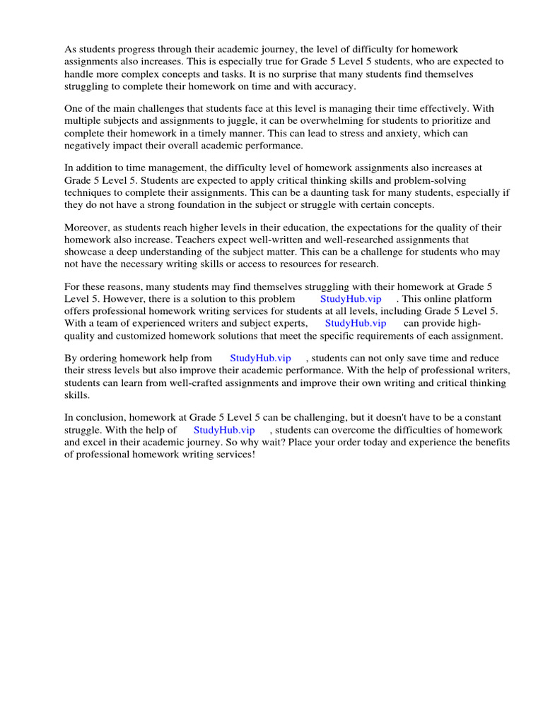 Monster Ate My Homework Grade 5 Level 5 | PDF | Homework