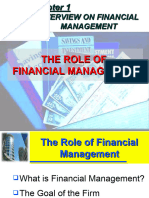Chapter 1.1-The Role of Financial Management