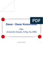 Dasar-Dasar Komunikasi