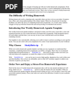 Weekly Homework Agenda Template