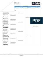 Full IQUW Bermuda Open Professional Squash Association 2024 Tournament Men’s Draw