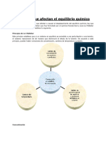 FACTORES QUE AFECTAN AL EQUILIBRIO QUIMICO