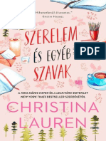 Szerelem Es Egyeb Szavak - Christina Lauren