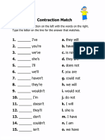 Contraction Match