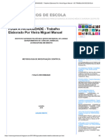 FUGA À PATERNIDADE - Trabalho Elaborado Por Vieira Miguel Manuel - SÓ TRABALHOS DE ESCOLA