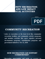 Community Recreation