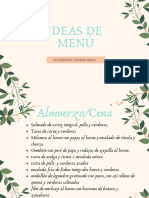 Ejemplos-Ideas de Menú