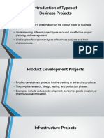 Types of Business Projects