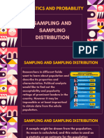 Sampling and Sampling Distribution