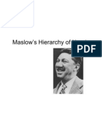 MaslowÂ's Hierarchy of Needs