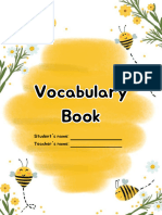 Vocabulary Book Year 2AB