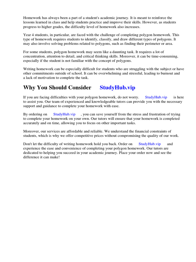 Polygon Homework Year 4 | PDF | Polygon | Area