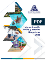InformeGestiónSocialyFinanciera Comfacauca 2021