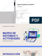 Mapeo de sistema y actividades