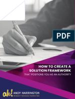 How To Create A Solution Framework