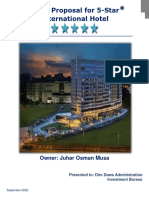 Project Proposal For 5 Star Hotel