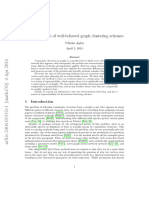 A Classification of Well-Behaved Graph Clustering Schemes: Vilhelm Agdur April 5, 2024