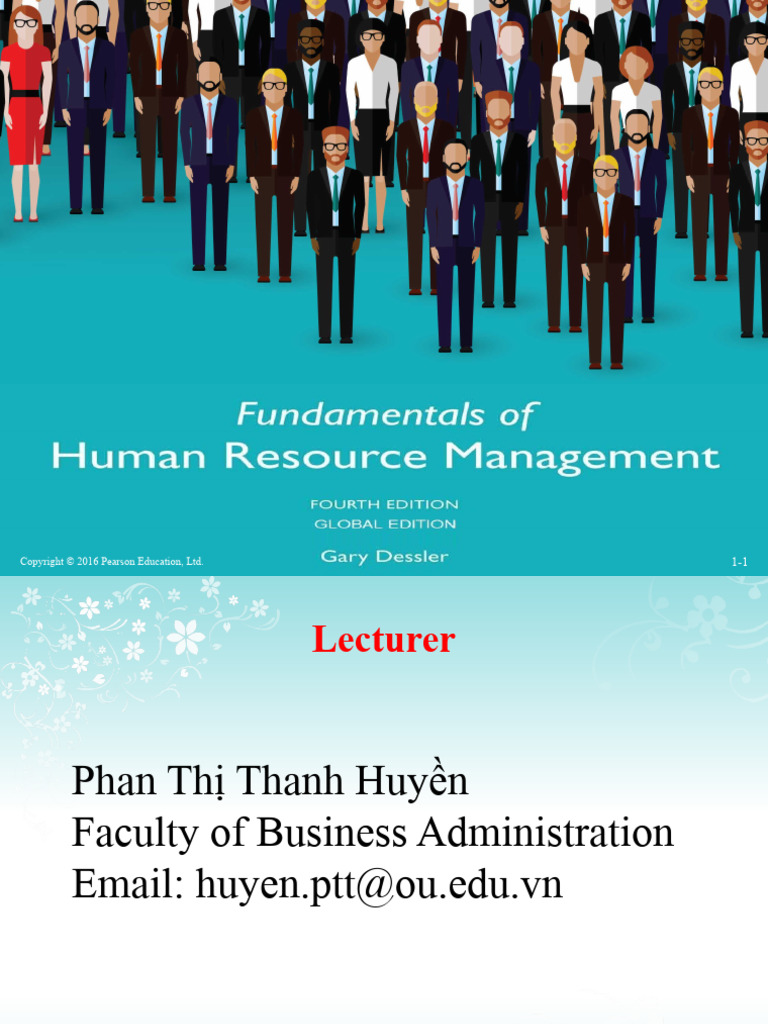 Chap 1 hr introduction pdf human resource management human resources