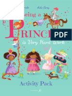 Being A Princess Is Very Hard Work Activity Pack