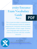 Entrance Exam 90 Vocabularies With Exercise Part 2