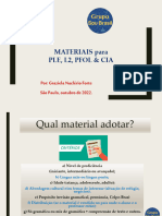 Materiais de PLE L2 PFOL e CIA Atualizado Ate Outubro 2022