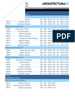 Arq Horarios 202425