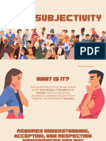 INTERSUBJECTIVITY