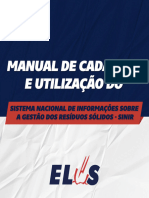 Manual de Cadastro e Utilização Do SINIR - ELUS ENGENHARIA