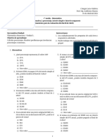 4M - AF2 - Porcentaje, Interés Simple y Compuesto