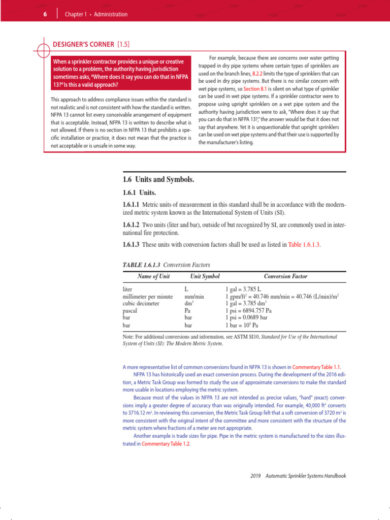 NFPA 13-2019 Handbook 30 | Download Free PDF | International System Of ...