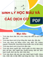 Chương 3. SL máu và dịch cơ thể