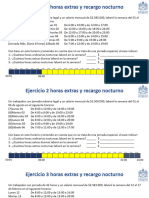 Ejercicios Recargos y Horas Extras 2024-1