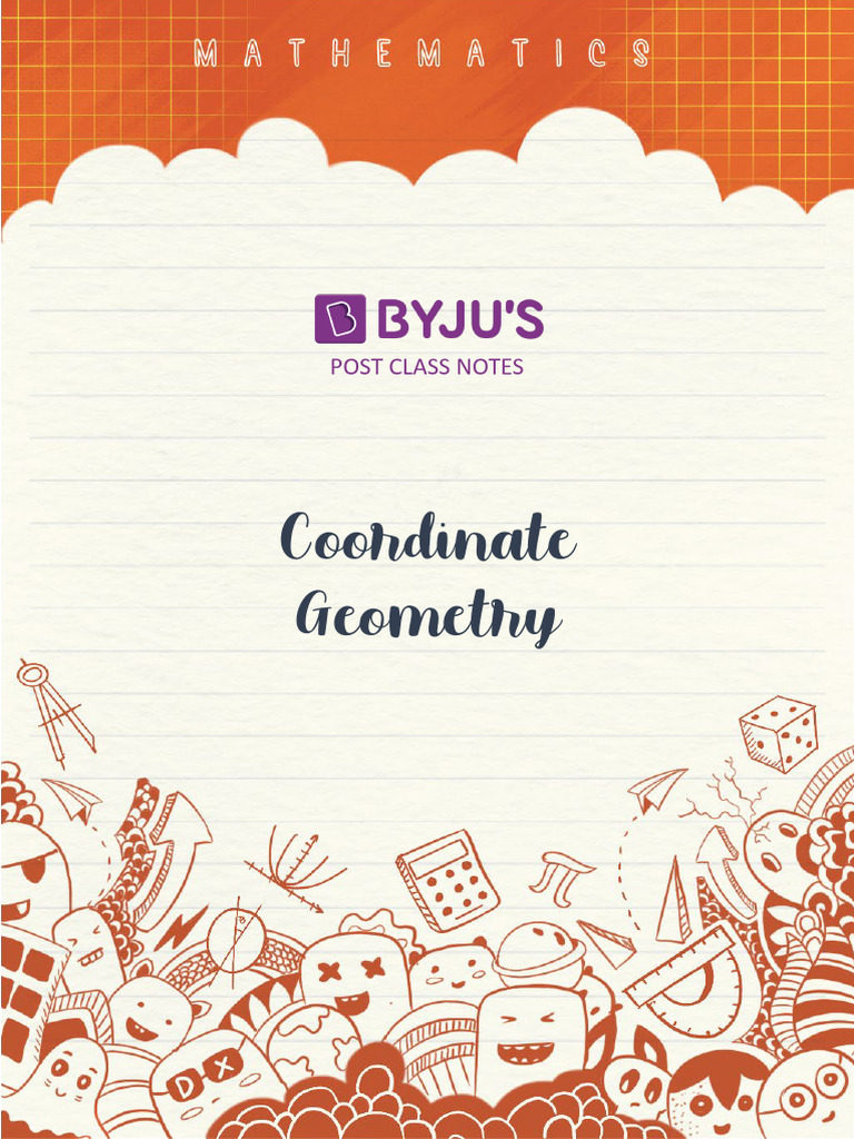 Class 10 Coordinate Geometry Notes Pdf Cartesian Coordinate System