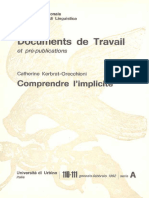 Documents de Travail: Et Pré-Publications