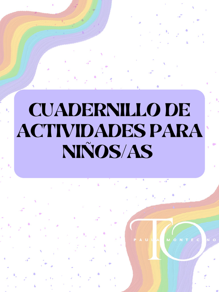 Cuadernillo Niños Tomo I | PDF