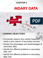 Chapter 4 Secondary Data