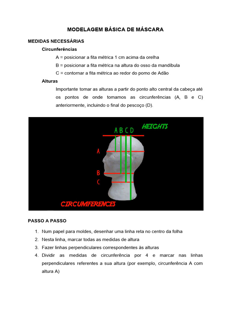Modelagem Básica de Máscara | PDF