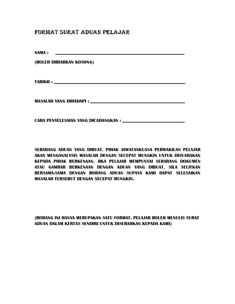 Contoh Surat Cancel Booking Hotel