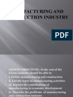 Manufacturing and Construction Industry