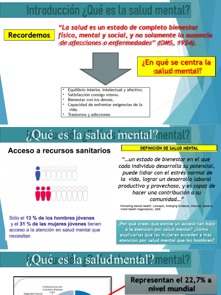 DEPRESIÓN Y SALUD MENTAL | PDF | Trastorno depresivo mayor | Depresión ...