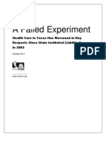 A Failed Experiment Report