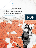 WHO Guideline For Clinical Management of Exposure To Lead: Executive Summary