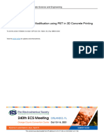 Evaluation of Material Modification Concrete Printing Technology